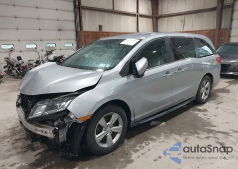 2018 Honda Odyssey Ex-L from USA, damaged, VIN 5FNRL6H76JB019769